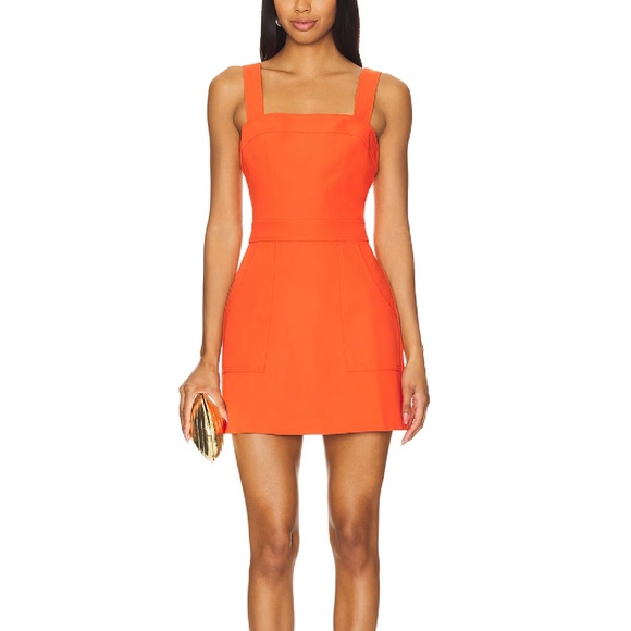 Amanda Uprichard x REVOLVE 'Ace' Dress in Mandarin (NWOT) - Picture 1 of 3